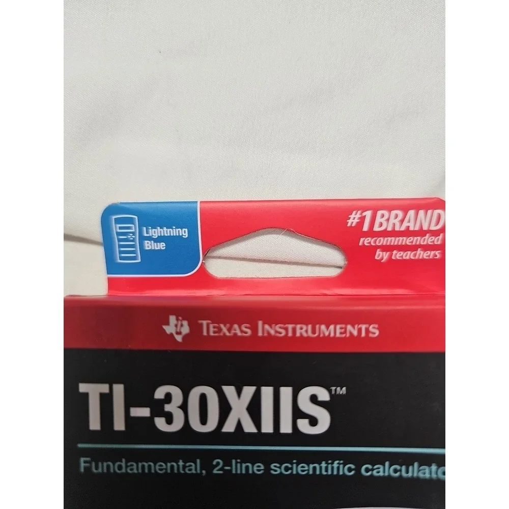 Texas Instruments TI-30XIIS 2 Line Scientific Calculator Lightning Blue‎ Sealed